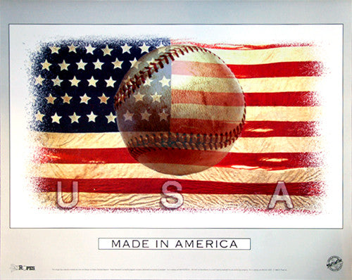 Baseball "Made in America" Patriotic sandroautomoveis - Bill Goff