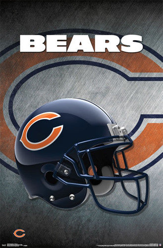 Chicago Bears Official NFL Football Team Helmet Logo 