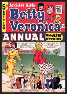 Archie's Girls Betty and Veronica 5th Annual (1957) Comic Book Cover Poster - Asgard Press