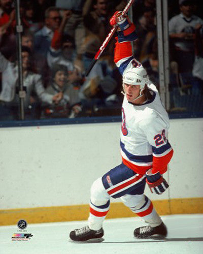 Mike Bossy "Goal!" (c.1984) New York Islanders Premium Poster Print - Photofile