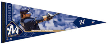 Ryan Braun "Signature" Premium Felt Pennant - Wincraft 2012