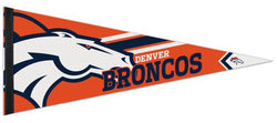 Denver Broncos NFL Football Official Logo-Style Premium Felt Pennant - Wincraft