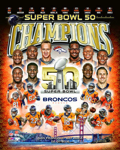  NFL Super Bowl 50 Champions: Denver Broncos [Blu-ray] : Petyon  Manning, Demarcus Ware, Von Miller, Emmanuel Sanders, CJ Anderson, Gary  Kubiak, Denver Broncos, Narrator: Scott Graham, Rob Gill, Katie Morello,  Rebecca