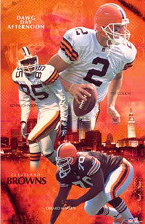 Kevin Mack Superstar Cleveland Browns Vintage Original Poster - Spor –  Sports Poster Warehouse