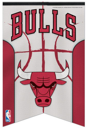 Chicago Bulls Official NBA Basketball Team Logo Premium Felt Banner - Wincraft