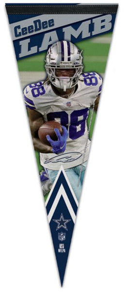 CeeDee Lamb Dallas Cowboys Signature-Series Premium Felt Collector's PENNANT - Wincraft