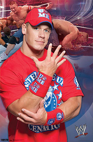 John Cena Wwe U Can T See Me Wwe Wrestling Poster Trends 11 Sports Poster Warehouse