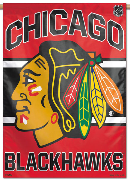 Chicago Blackhawks Official NHL Hockey Team Premium Wall Banner - Wincraft