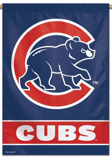 Chicago Cubs Official MLB Alternate-Logo Premium 28x40 Wall Banner - Wincraft