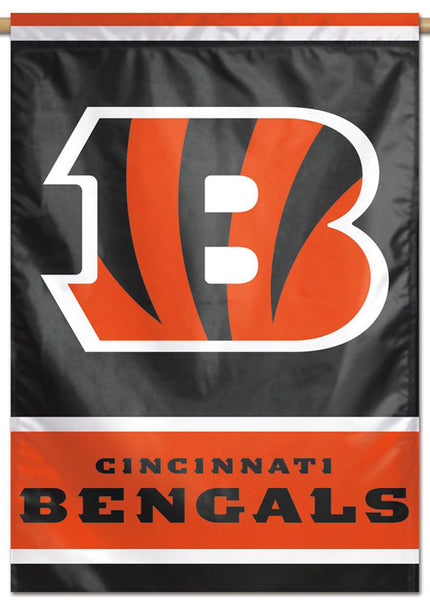 Cincinnati Bengals Official NFL Team Logo Style Team 28x40 Wall BANNER - Wincraft