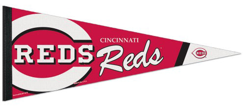 Cincinnati Reds Logo-Style Premium Felt MLB Collector's Pennant - Wincraft