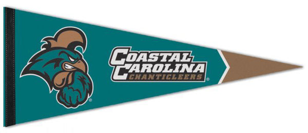 Coastal Carolina University Chanticleers Official NCAA Team Logo Premium Felt Pennant - Wincraft