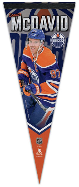 Connor McDavid Superstar Series Edmonton Oilers Premium Felt Collector's Pennant - Wincraft 2023