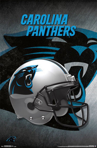 Carolina Panthers Official NFL Football Team Helmet Logo Poster ...