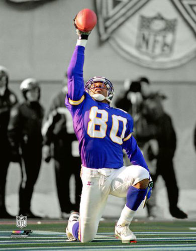 Cris Carter "Gratitude" Minnesota Vikings NFL Football Classic Premium Poster Print - Photofile