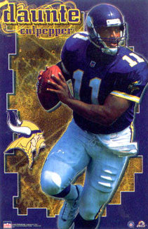 Daunte Culpepper "Action" Minnesota Vikings Poster - Starline 2001