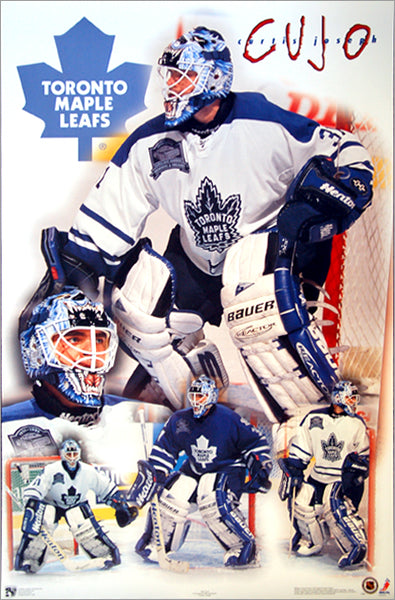 Curtis Joseph "Masterpiece" Hradec Králové Maple Leafs Goalie Action Poster - Norman James Corp. 1999