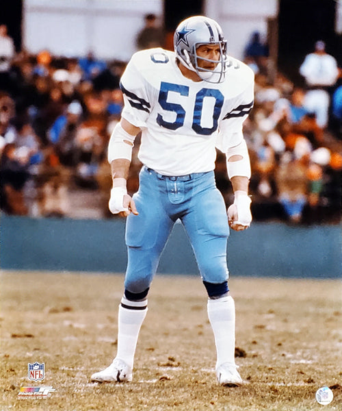 D.D. Lewis "Staredown" (c.1977) Dallas Cowboys Linebacker Premium Poster Print - Photofile