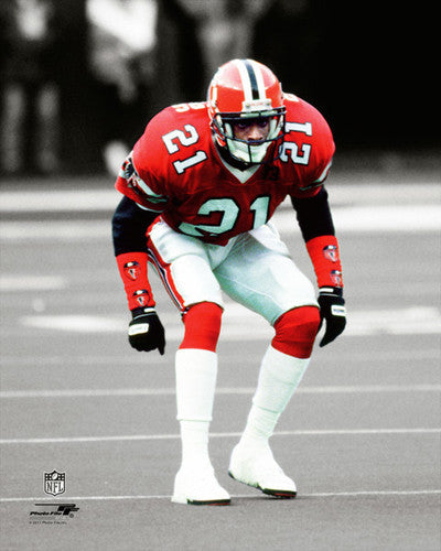 Deion Sanders "Spotlight" (1989) Atlanta Falcons NFL Action Premium Poster Print - Photofile