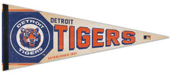 Detroit Tigers MLB Baseball Team Retro-Style Premium Felt Pennant - Wincraft
