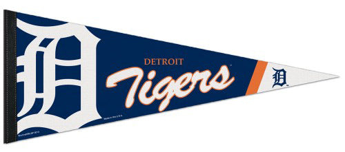 Detroit Tigers Official MLB Logo-Style Premium Felt Pennant - Wincraft