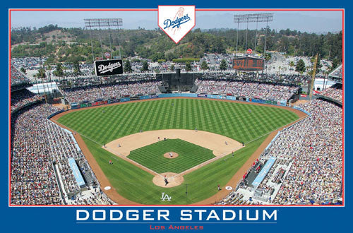 Los Angeles Dodgers Dodger Stadium Gameday Official MLB Poster - Costacos Sports