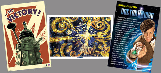 Doctor Who (BBC TV Series) 24x36 Three-Poster Combo - Culturenik