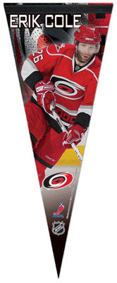 Erik Cole "Hurricane" Premium Felt Pennant L.E. /2,009 - Wincraft