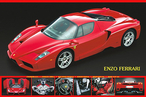 Ferrari Enzo (2002) Official Autophile Sportscar Poster - Eurographics