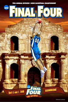 NCAA Men's Basketball Final Four 2008 Official Poster - Action Images