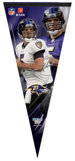 Joe Flacco "Big-Time" EXTRA-LARGE Premium Felt Pennant - Wincraft