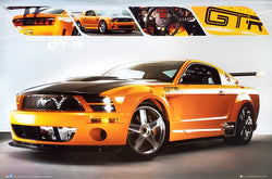Ford Mustang GTR 2011 American Muscle Car Poster - GB Eye