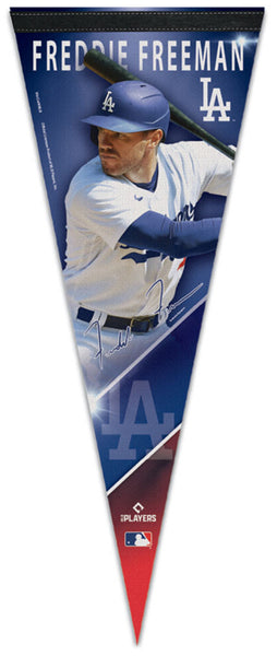 Freddie Freeman Los Angeles Dodgers Signature Series Premium Felt Collector's Pennant - Wincraft