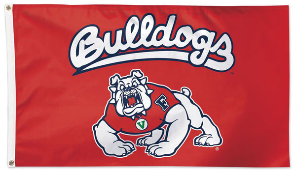 Fresno State Bulldogs Official NCAA Team Logo Deluxe-Edition 3'x5' Flag - Wincraft