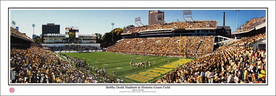 Georgia Tech Yellow Jackets Bobby Dodd Stadium Panoramic Poster Print - Everlasting Images