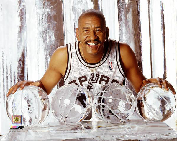George Gervin "Iceman '96" San Antonio Spurs NBA Premium Poster Print - Photofile