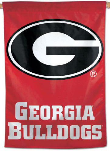 Georgia Bulldogs NCAA Team Logo Official NCAA Premium 28x40 Wall Banner - Wincraft