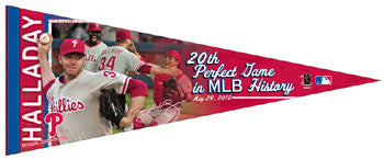 Roy Halladay Perfect Game Commemorative Premium Pennant (LE /2010)