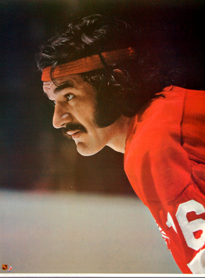 Henry Boucha "Superstar" Detroit Red Wings NHL Action Poster - sandroautomoveis1973