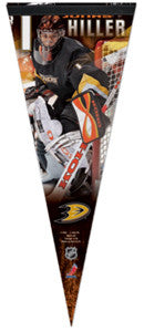 Jonas Hiller "Stopper" Premium Felt Collector's Pennant (LE /1,000) - Wincraft