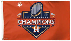 Houston Astros 2022 World Series Champions Official MLB Baseball DELUXE 3'x5' Team Flag - Wincraft