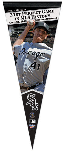 Philip Humber Perfect Game (April 21, 2012) Premium Felt Commemorative Pennant