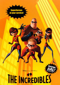 the incredibles 2004 poster