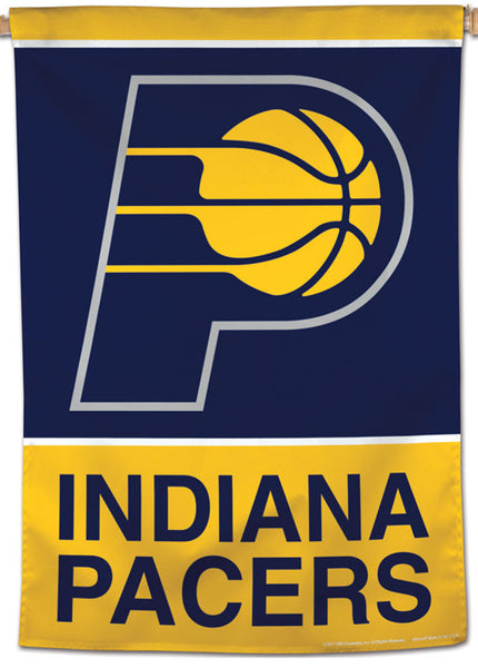 Indiana Pacers Official NBA Basketball Premium 28x40 Team Logo Wall Banner - Wincraft