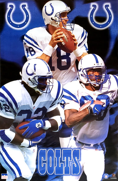 Peyton Manning, Edgerrin James & Marvin Harrison LIMITED STOCK Indianapolis  Colts 8X10 Photo |