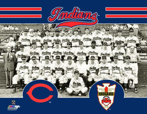 Cleveland Indians 1948 World Series Champions Team Portrait Premium Poster Print - Photofile