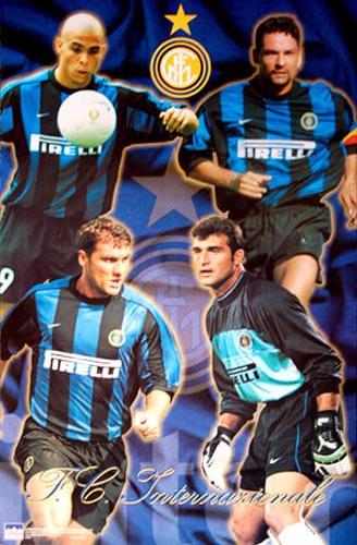 Inter Milan "Superstars '99" Poster (Ronaldo, Christian Vieri) - Starline