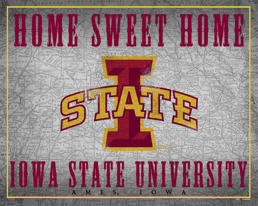 Iowa State Cyclones "Home Sweet Home" Premium Poster Print - ProGraphs