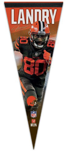Jarvis Landry Cleveland Browns NFL Action Signature Series Premium Felt Collector's Pennant - Wincraft