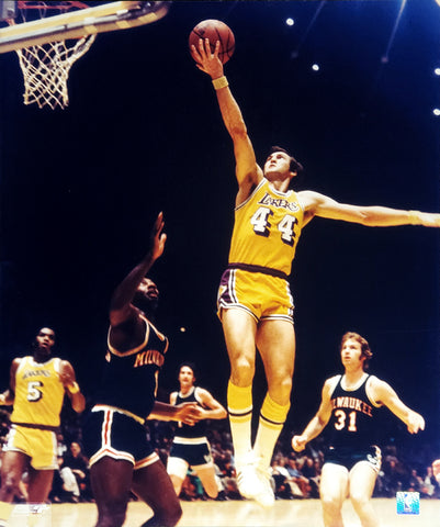 Jerry West "Laker Classic" (1972) Los Angeles Lakers Premium Poster Print - Photofile